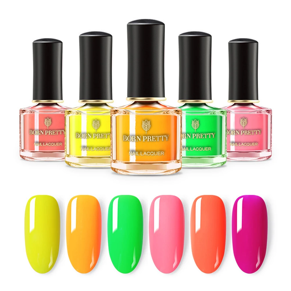 Светящийся лак BORN PRETTY для маникюра верхняя база гель удаляемый замачиванием