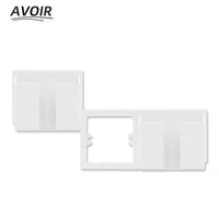 avoir wall usb charger mobilephone holder white electrical socket cellphone shelf remote control organizer multifunction bracket
