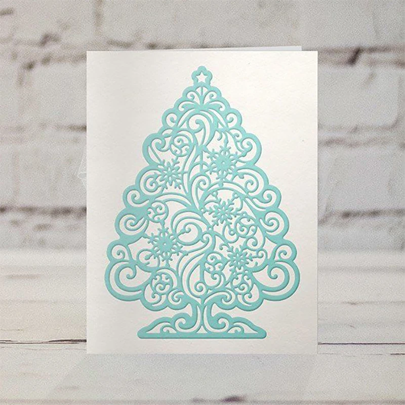 Лидер продаж 2020 металлические штампы для тиснения рождественской елки звезды