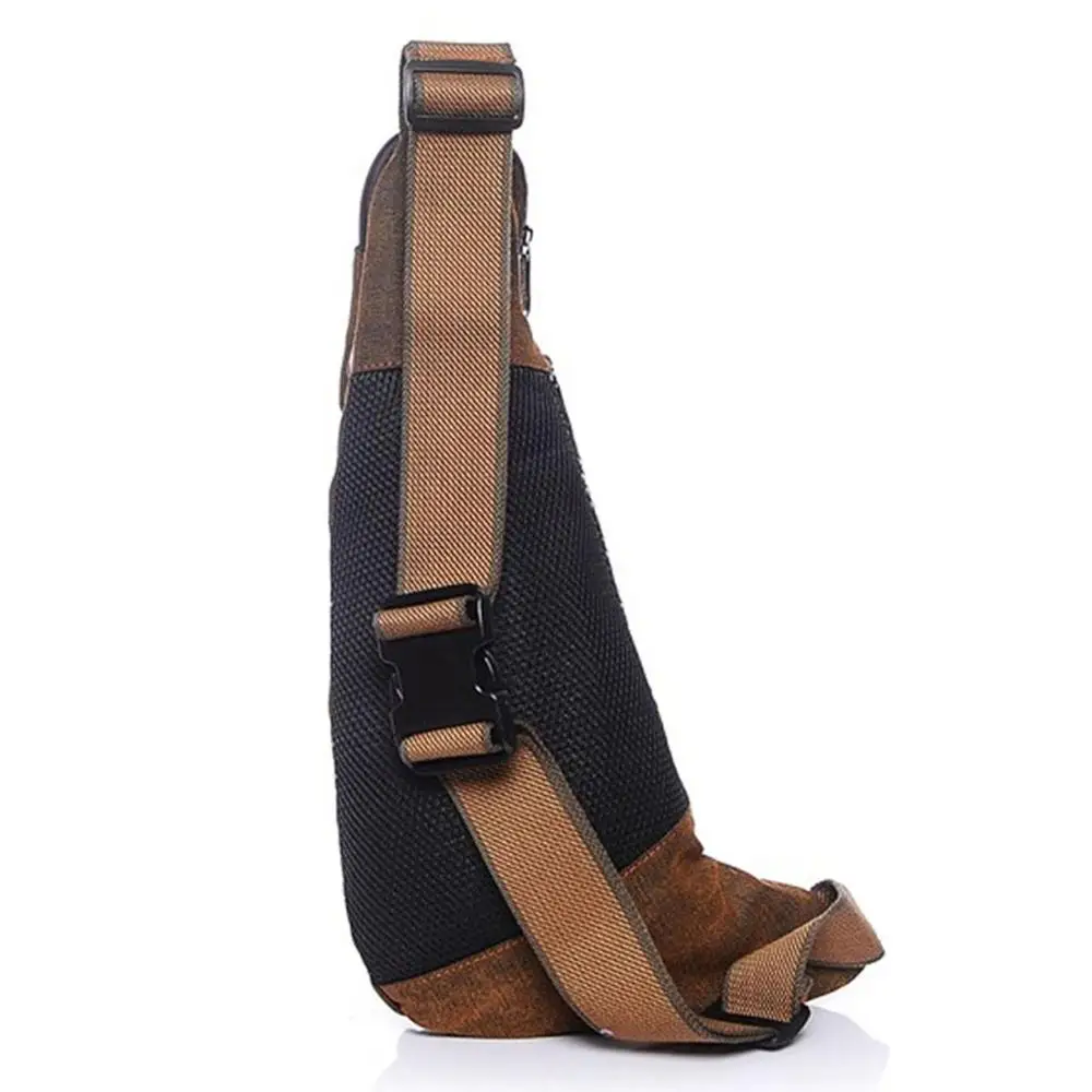 Мужская модная холщовая дорожная сумка мессенджер для верховой езды нагрудная