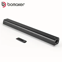bomaker 120w tv soundbar built in subwoofer wireless bluetooth 5 0 home 3d stereo surround soundbar for pc theater tv speaker