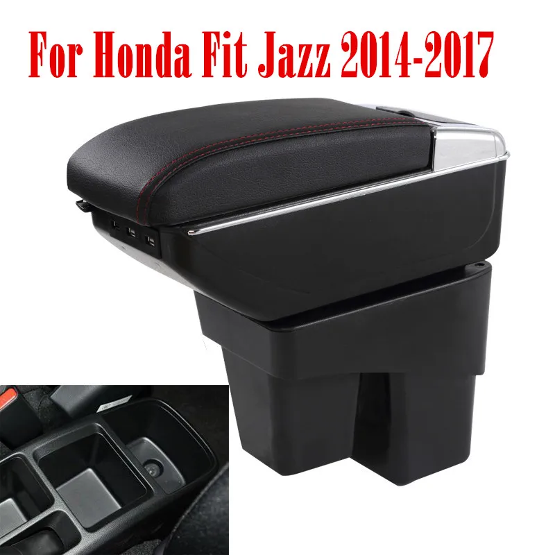 Подлокотник коробка для Honda Fit Jazz 2014 2015 2016 2017 2018 центральная консоль хранения