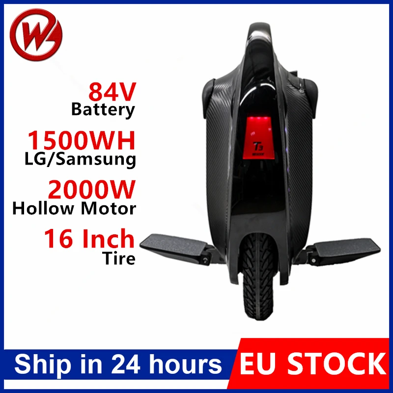 Gotway Begode Tesla T3 самобалансирующийся электрический скутер 84 в 2000 Вт/ч Вт LG