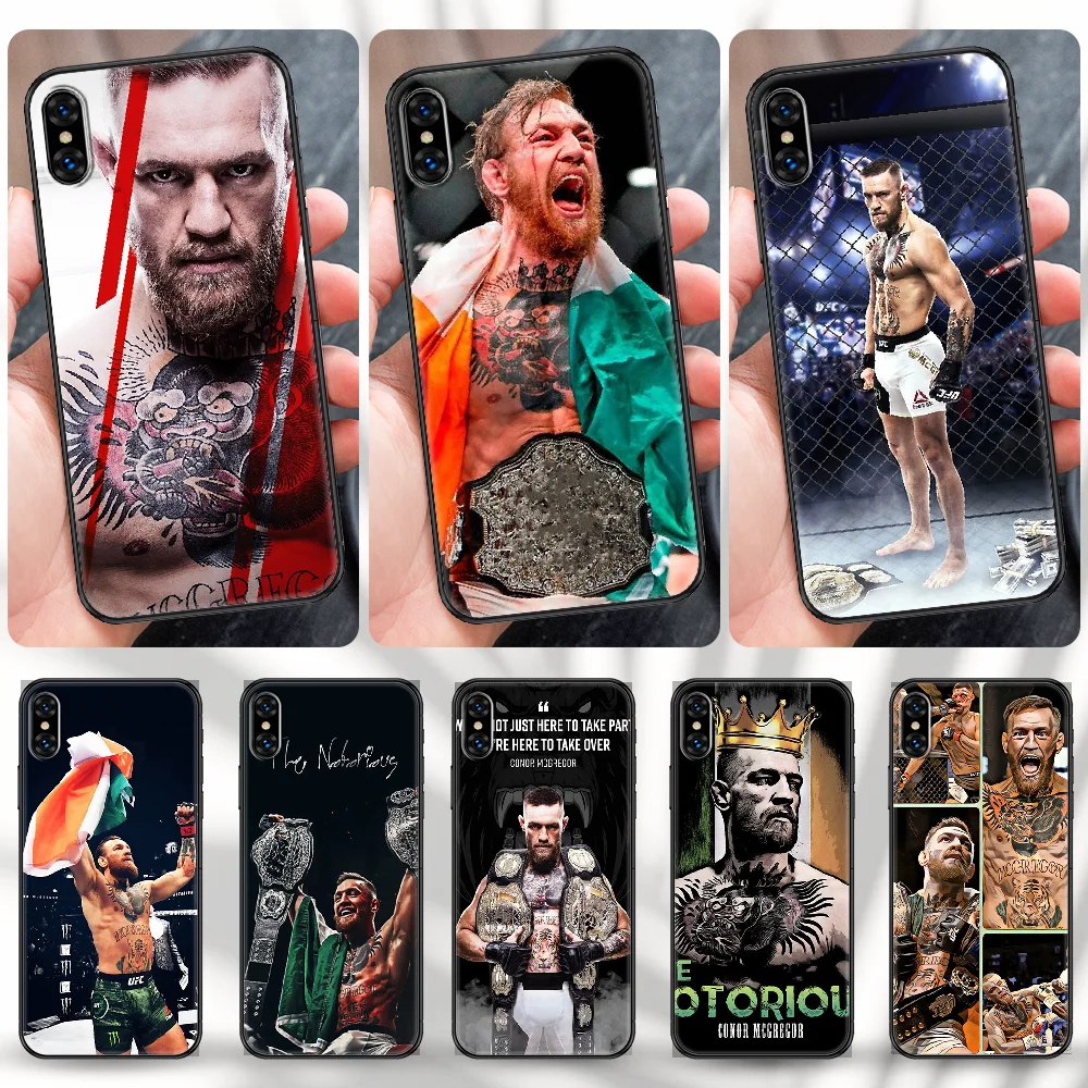 Чехол Conor McGregor для iphone SE 2020 6 6S 7 8 11 12 13 Mini Plus X XS XR Pro Max черный Модный чехол - купить по