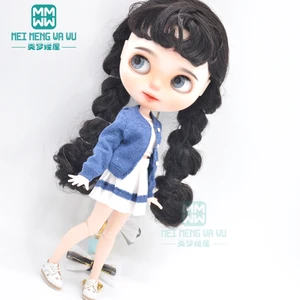 Blyth Кукла одежда свитер комплект, футболка, мини-юбка для Blyth Azone OB23 OB24 16 Аксессуары куклы