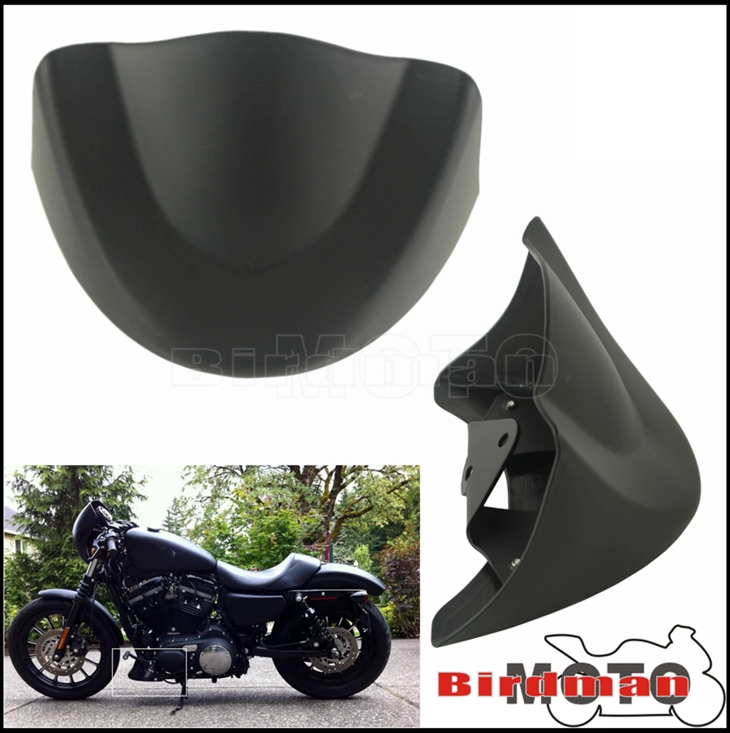 

Motorcycle Chin Spoiler Matte Black Front Air Dam Fairing For Harley Dyna Low Rider Street Bob Fat Bob Wide Glide 2006-2020