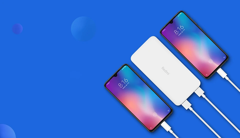 Красный mi power bank 10000 мАч usb type C mi power bank 20000 Qi быстрое зарядное устройство Портативная зарядка повербанк Внешняя батарея