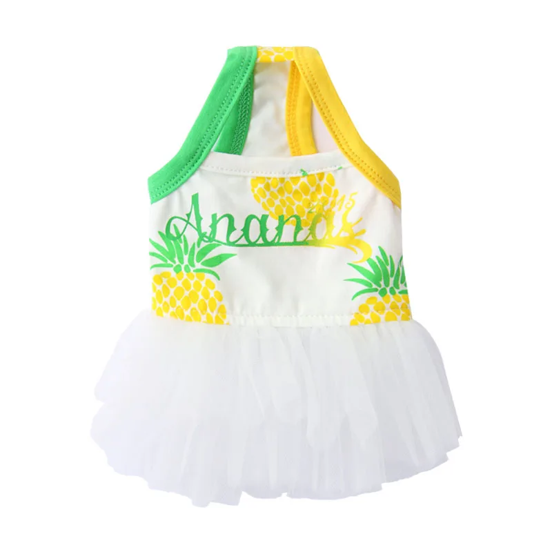 Одежда для собак подходящая одежда маленьких костюм ананаса французского