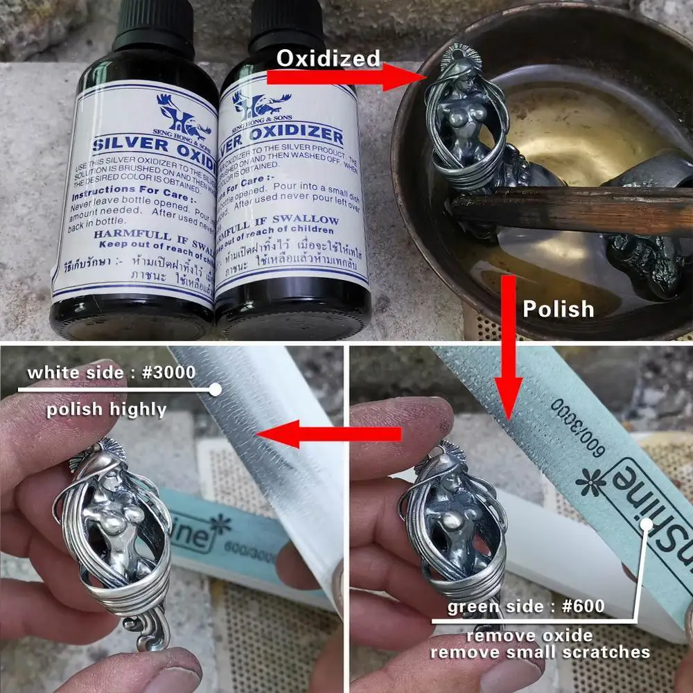 925 пробы Серебряные длинные волосы сексуальный Ангел Кулон Мужской панк кулон TA215