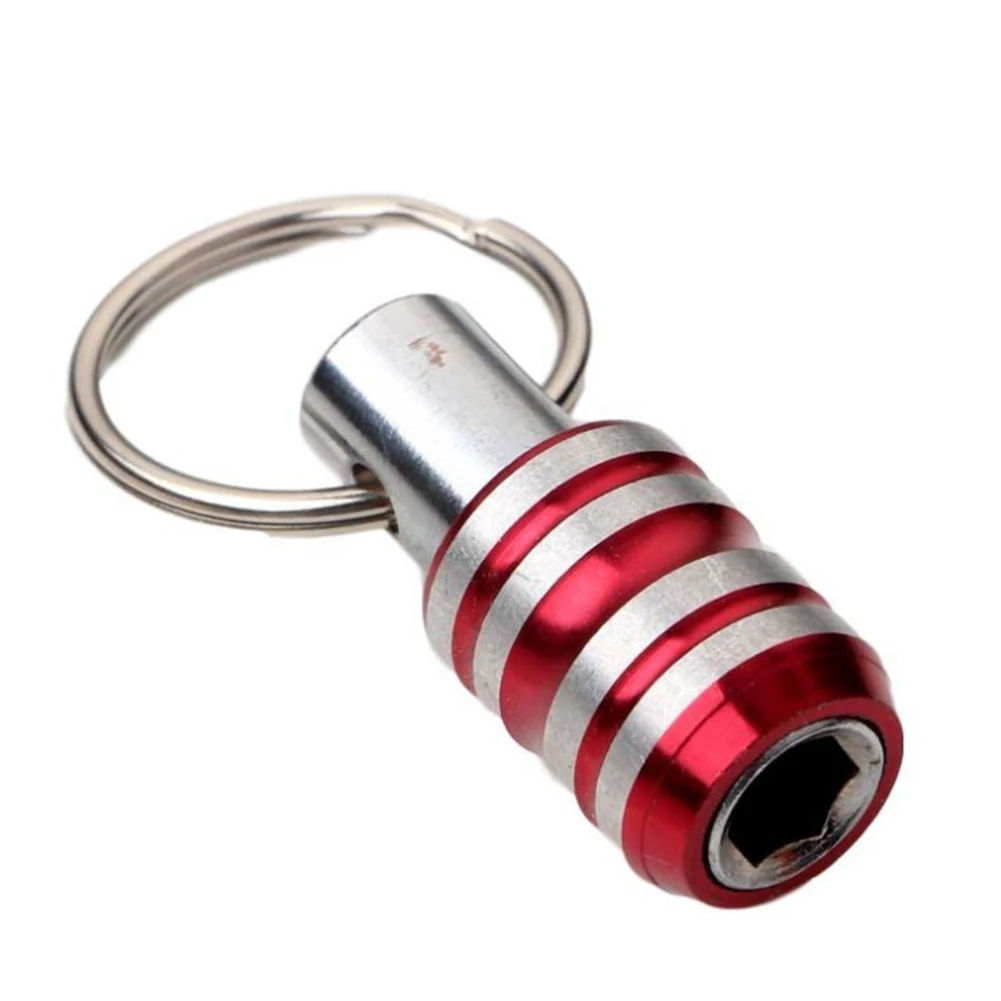 

1/4in Keychain Screwdriver Bit Holder Hex Shank Bits holder Screwdriver holder