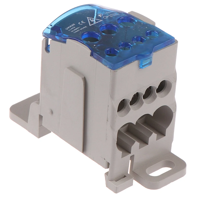

Terminal UKK80A Block Rail Distribution Box 1pc Universal Electric Wire Connector 66.3X29X49mm