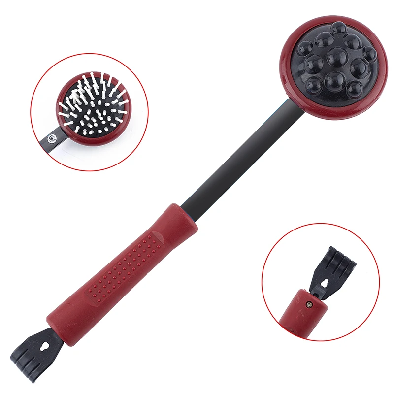 

Двойная чесалка для спины, снимает усталость, боль, массажный молоток для тела, инструмент для ухода за здоровьем, Массажер стимулирует кров...