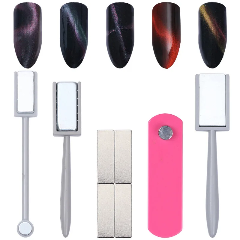 Двухсторонний магнит для ногтей магнитная палочка специальный магнитный узор