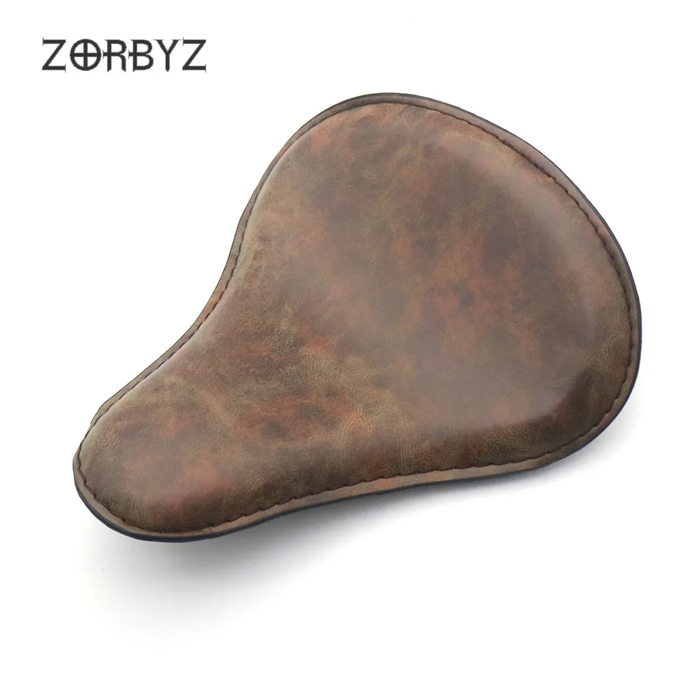 ZORBYZ мотоциклетные ретро искусственная кожа Solo сиденья пружинный кронштейн для
