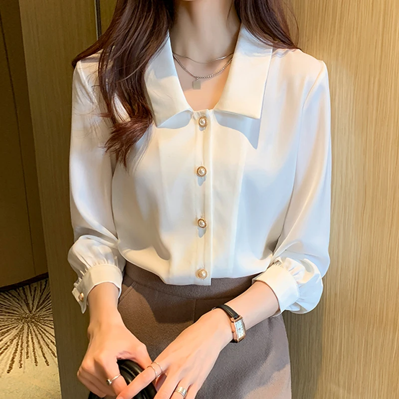 

French Style Square Collar Top Women's Summer 2021 New Figure Flattering Long Sleeve Shirt Design Sense Niche Business