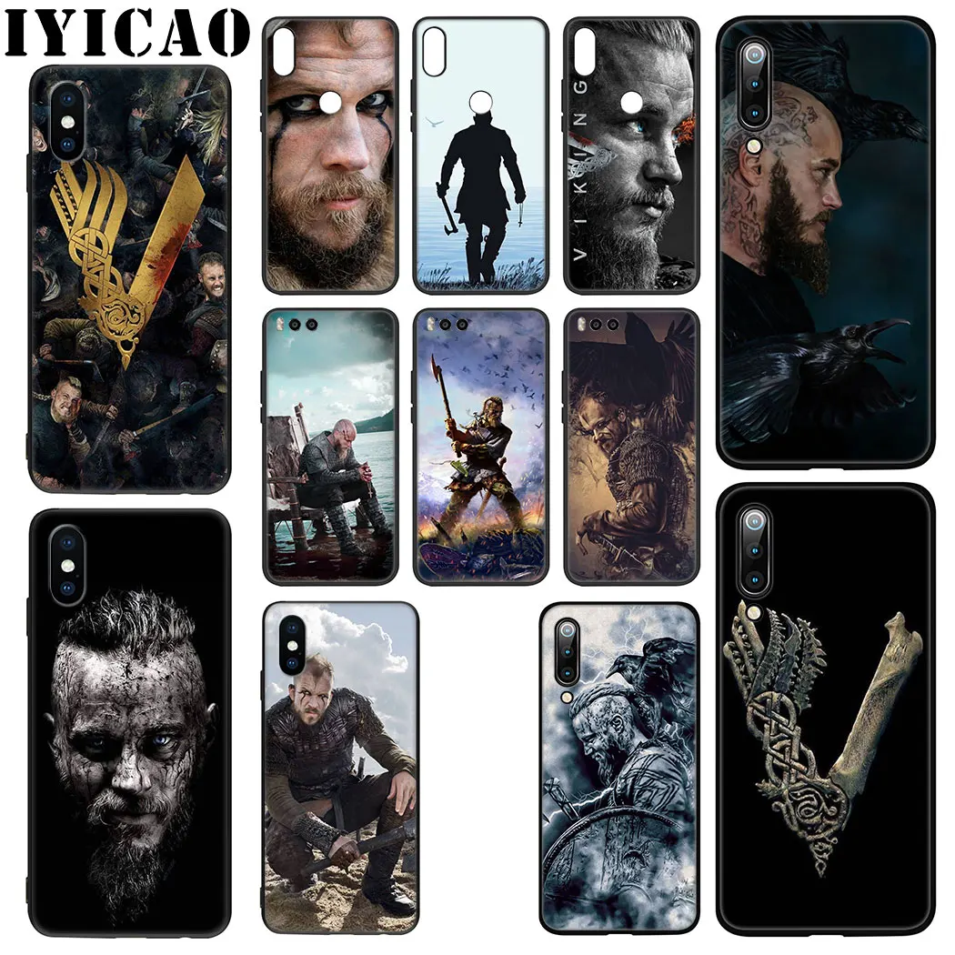Мягкий силиконовый чехол Vikings TV Show для Xiaomi Mi 10 9 8 A3 A2 9T Pro Lite A1 CC9 CC9E 5X 6X из ТПУ |