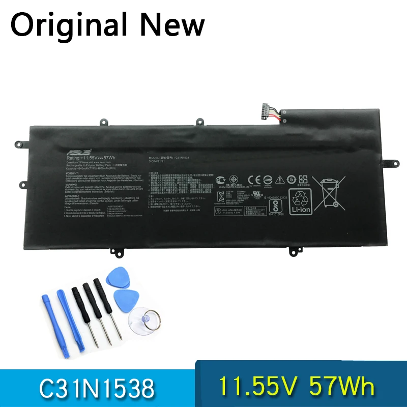 Новый оригинальный C31N1538 Аккумулятор для ноутбука ASUS Q324UA Q324UAK UX360UA Zenbook UX306UA Flip 11 55 в