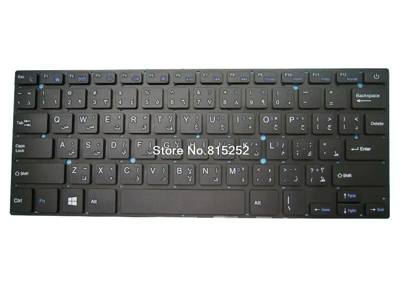

Laptop Keyboard For I-Life zed air H3 Black Without Frame New Arabia AR