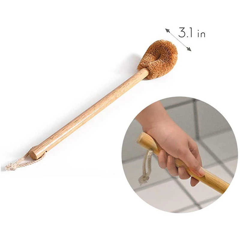 49 см обновленный современный унитаз кисть естественным образом кокосовое