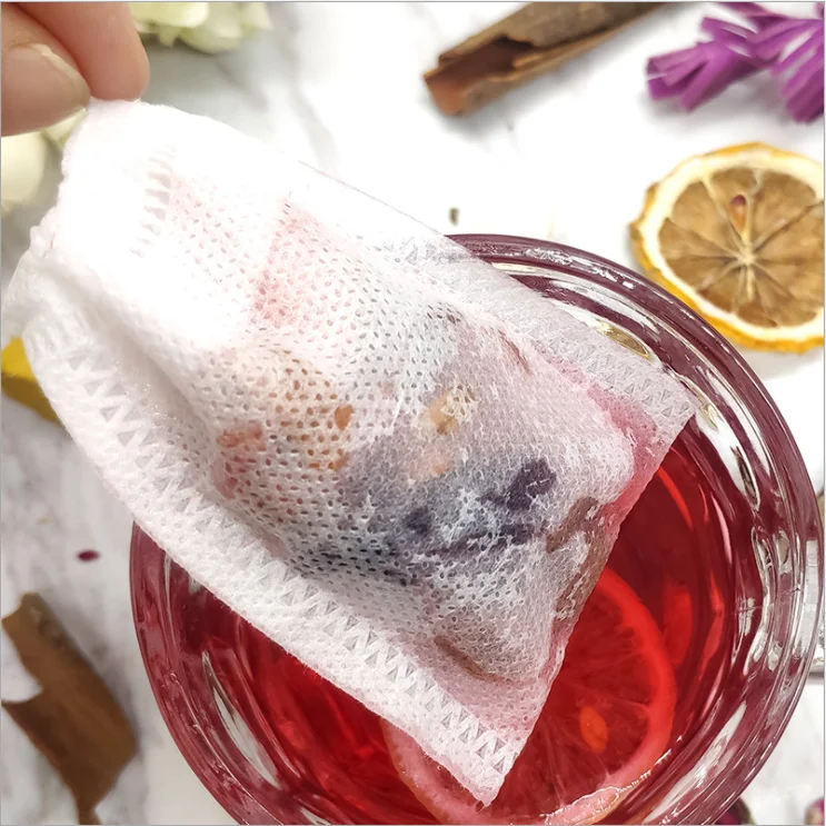 100 Pcs Disposable Tea Bag 5 x 7CM Empty Bags With String Heal Seal Filter Paper for Herb Loose | Дом и сад