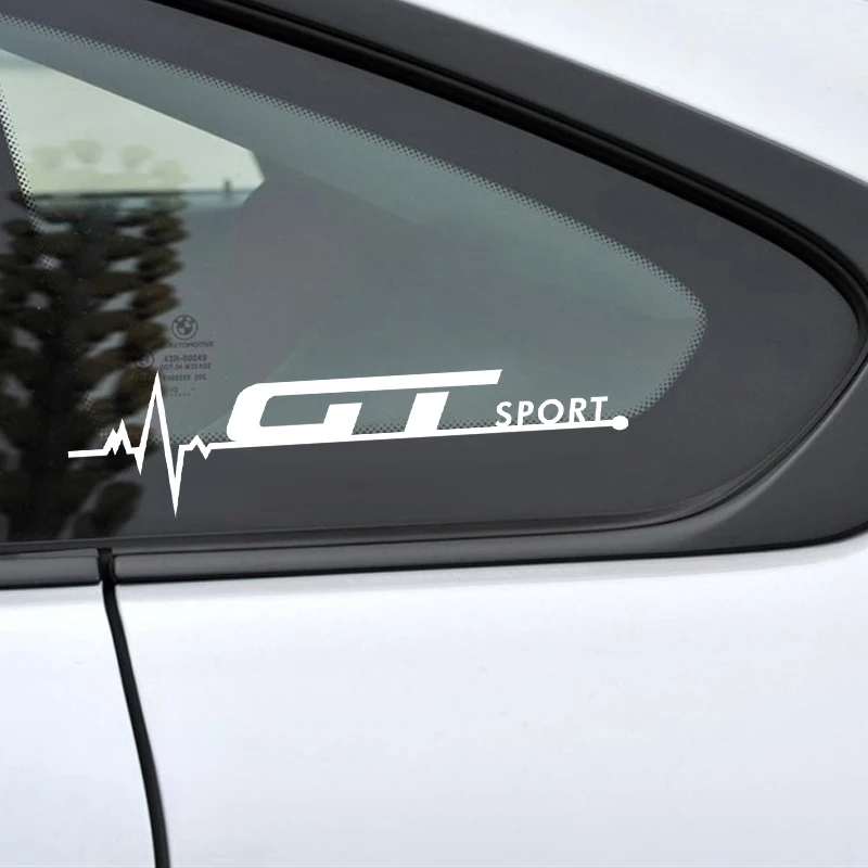 Стайлинг автомобиля 2 шт. GT спортивный автомобиль наклейка корпус окна дверь
