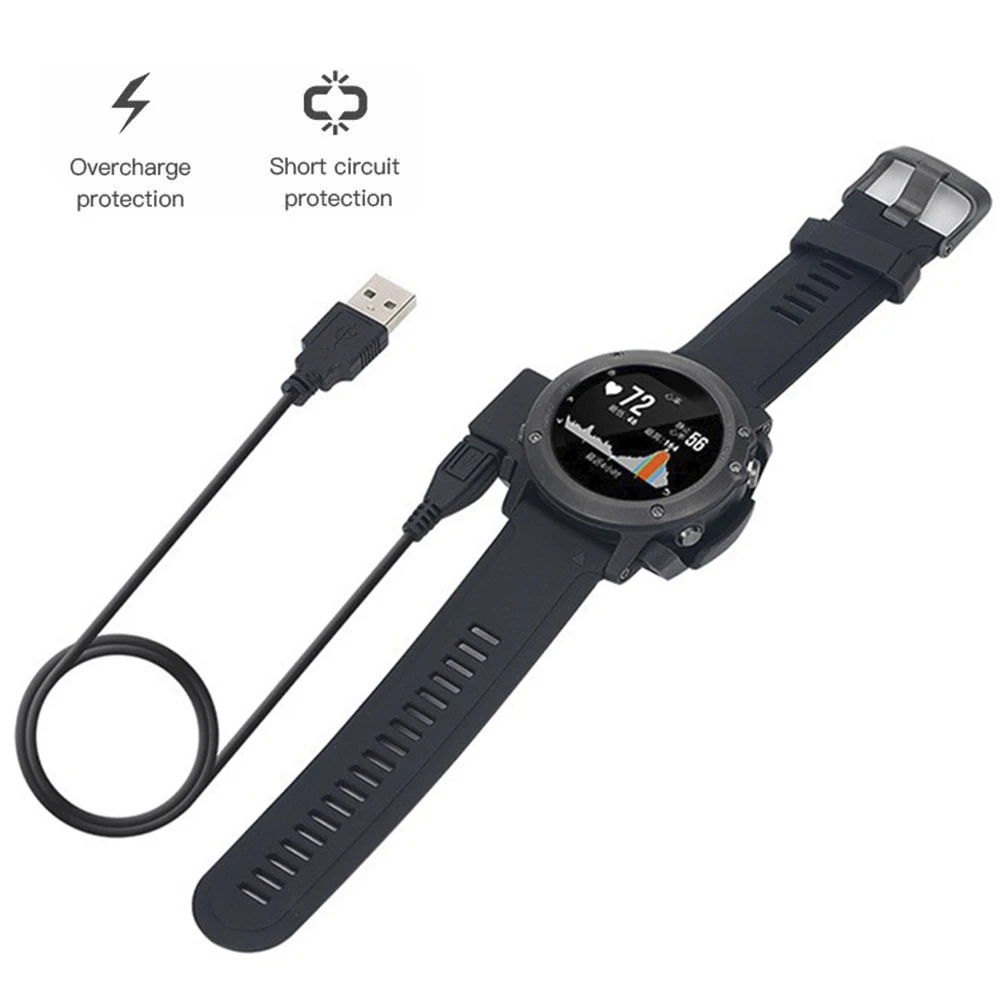 Зарядная док-станция с зажимом для смарт-часов Garmin Fenix 3 HR Sapphire Quatix Тактические
