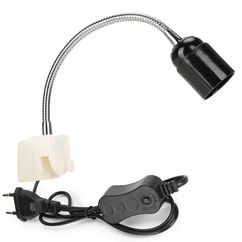 UVA / UVB Reptile Heat Lamp with Clip-on Bulb Holder Full Spectrum Turtle Tortoises Basking Heating Bracket 220V E27 | Дом и сад