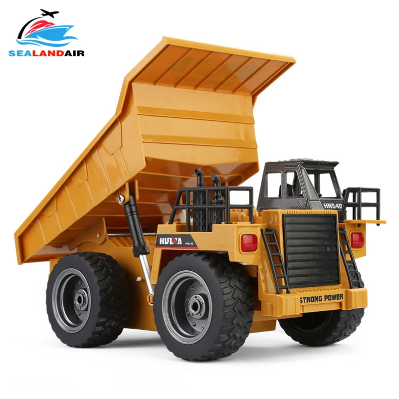 2 4G 6CH 1:18 игрушка RC Truck 6 канальный пульт дистанционного управления сплав самосвалы