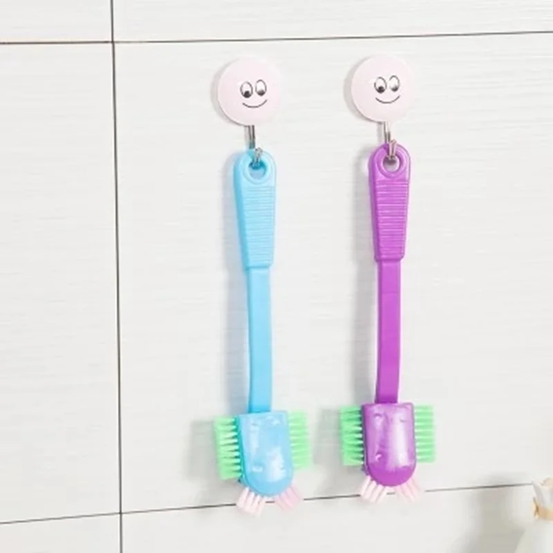 

Multi-head long handle cleaning shoe brush Soft fur sneaker brushes Shoe All-around washing Clean tool