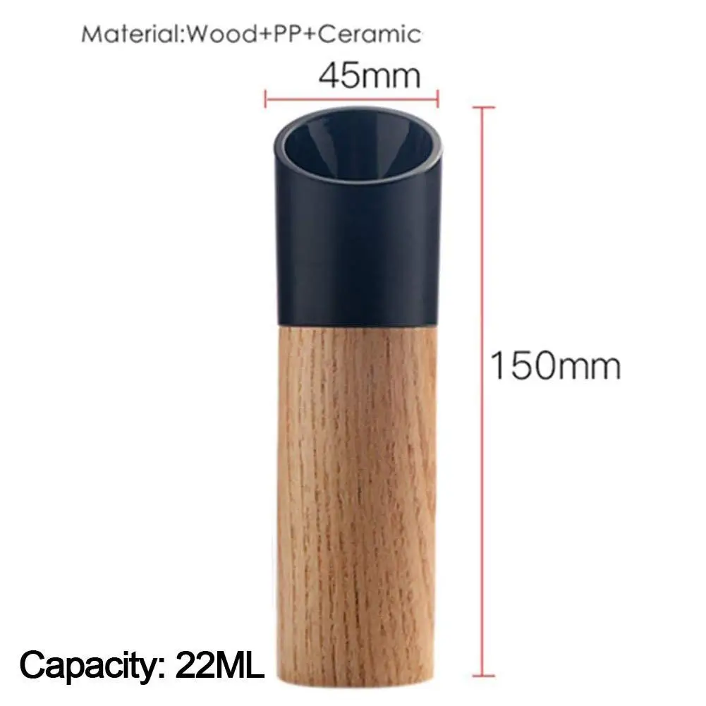 

Wooden Salt And Pepper Mill Spice Nuts Mills Handheld Tools Kitchen Seasoning Grinder BBQ Cooking Decoration Bottle Home A1G6