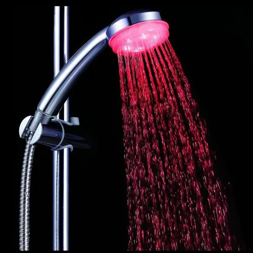 

Color Light Fast Conversion Modern Chrome Fixed Head Suitable for Bathroom Easy Installation