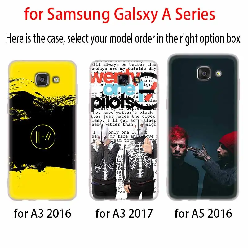 Силиконовый чехол Twenty One Pilots для Samsung A52 A32 A12 A72 A42 A21S 5G A3 A5 A6 A7 A8 Plus 2018 | Мобильные