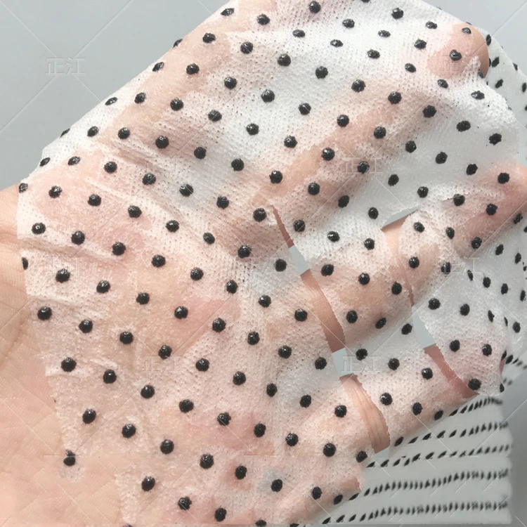 1 шт. маска для лица из натурального шелка с черной точкой мягкая дышащая