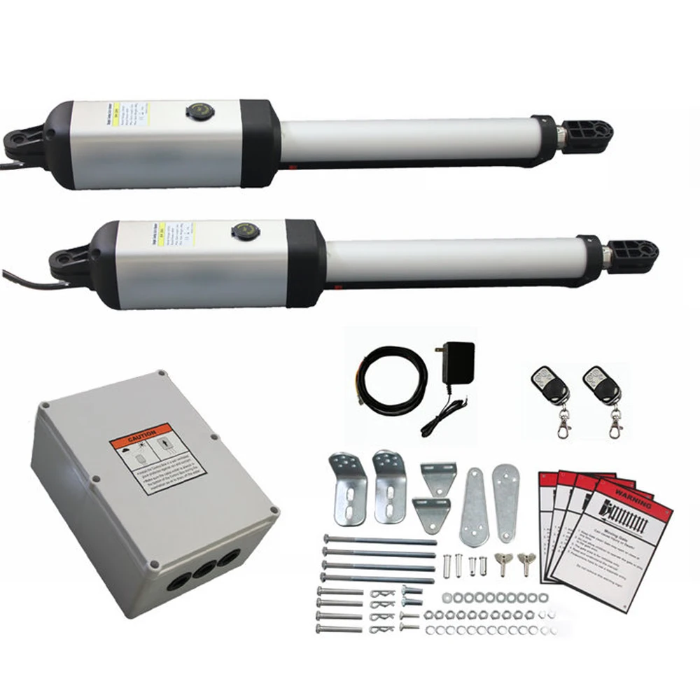 

EKD280 Light Duty Dual Arm Lockmaster Swing Gate Opener Home Villa's Butterfly-Gate Worm Gear Automatic Swing Gate Opener