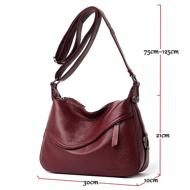 2021 женские кожаные сумки через плечо для женщин Tote Bolso Mujer Женская сумка модные
