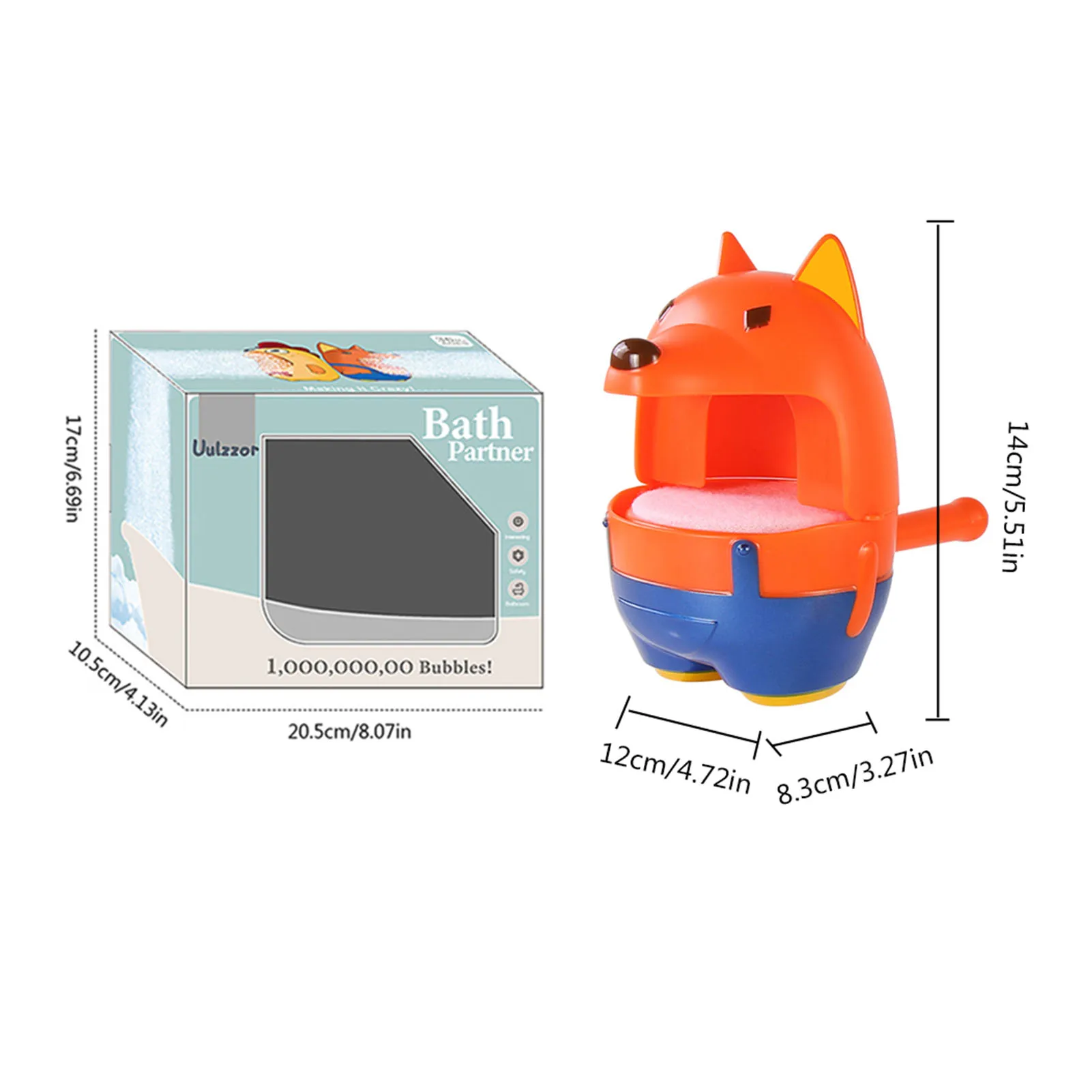 

Children's Bath Fox Bubble Machine Water Chicken Blowing Bubble Bathroom Outdoor Toy Fox Chicken Bubble Machine