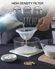 Кухонный Сверхтонкий сетчатый фильтр, кухонная нейлоновая сетчатая ложка для соевого молока 100200400 сетчатый кухонный Сверхтонкий сетчатый фильтр