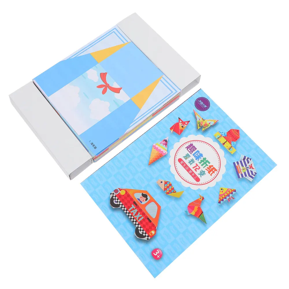 

1 Set Child Origami Paper Kids Educational Child Interactive Origami Paper