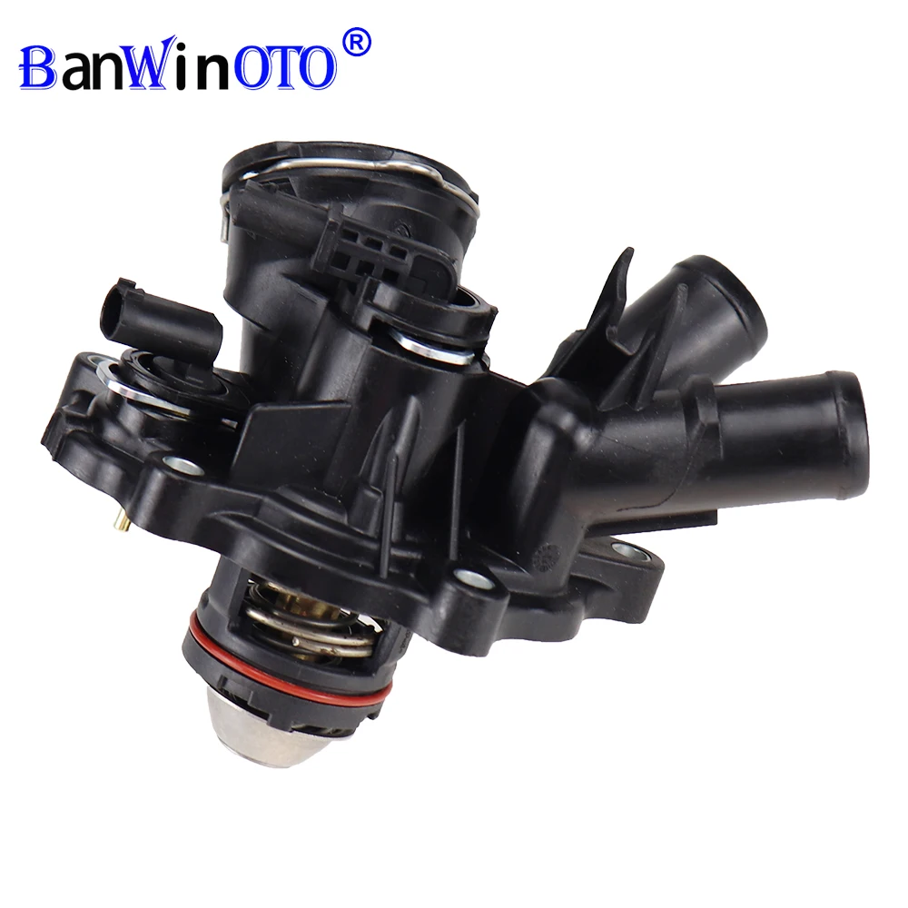 

2712000315 410389103D корпус термостата водяной выход двигателя подходит для Mercedes BENZ C250 SLK250 1.8L L4 2012-2015 2712000215