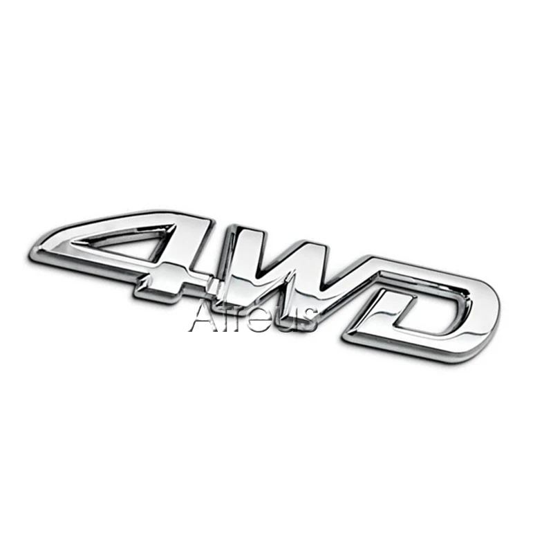 Универсальные 3D металлические стикеры 4WD эмблема 4X4 значок Обложка Наклейка