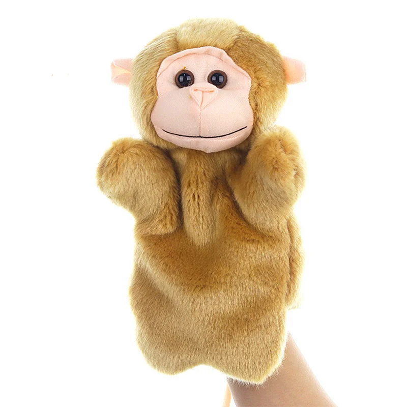 

Cute Monkey Hand Puppet Plush Toy Animal Shape Turtle Doll Family Parent-child Interactive Game Props Plush Toy