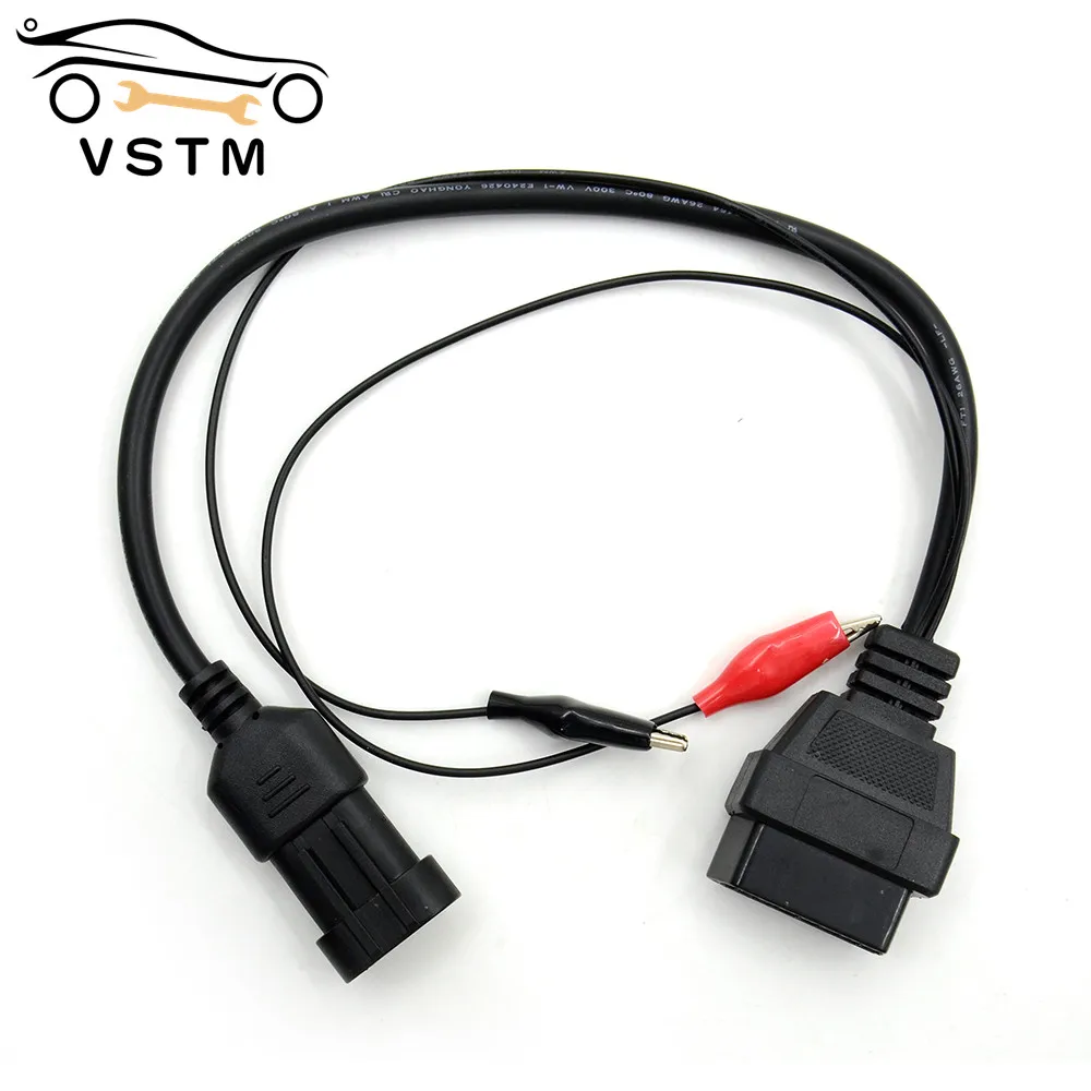 

2023 Best Quality Cable Connector For Fiat 3pin Lancia FOR Alfa Romeo 3 pin OBD2 OBD 16 pin tool adapter cable Free Shipping