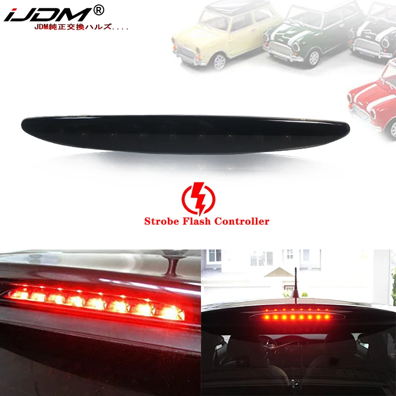 IJDM стробоскопическая вспышка 3-я Тормозная лампа совместима с MINI Cooper R50 R53 1st Gen