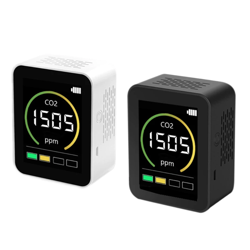 

Монитор качества воздуха CO2, тестер газа, детектор, анализатор углекислого газа с индикатором температуры и влажности 400-5000PPM 896B