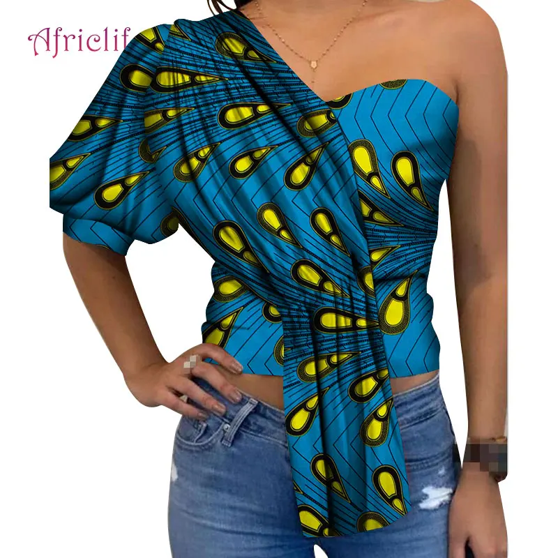 Летние африканские женские топы короткие платья для женщин специальная
