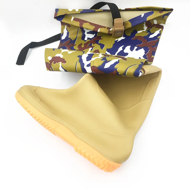 Aleafalling бежевая резиновая подошва 80 см длинные сельскохозяйственные сапоги