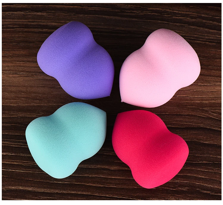 5 шт. 10 гладкая форма капли воды макияж основа губка пудра слоеная сухая влажная