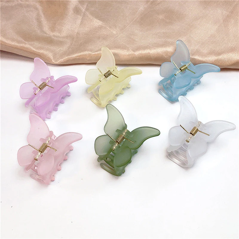 

Новые заколки для волос с бабочкой и жемчугом, милые заколки для волос из смолы, заколки для волос, простые заколки для волос, шикарные закол...