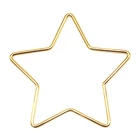 Металлические кольца для рукоделия в виде звезд, кольца в виде Ловца снов для самостоятельного изготовления, венков, макраме