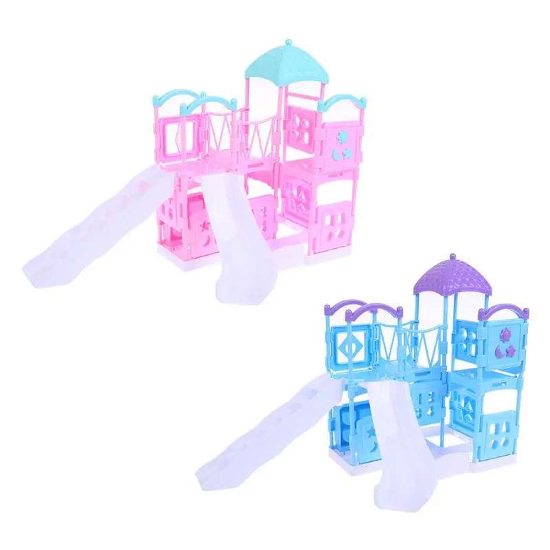 1/12 кукольный домик раздвижные игровая лестница парк развлечений миниатюры
